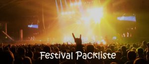 Festival Gadgets Packliste