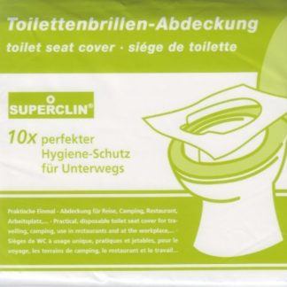 Toiletten Sitzauflagen 25 Stück WC Auflagen Papier Hygiene Brillenschutz 