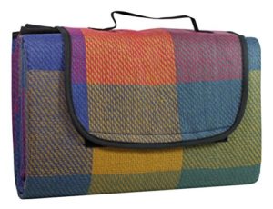 Picknickdecke mit wasserabweisender Rückseite, ca. 130 x 170 cm, kariert