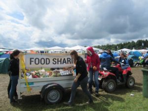 foodsharing mobil auf Festivals